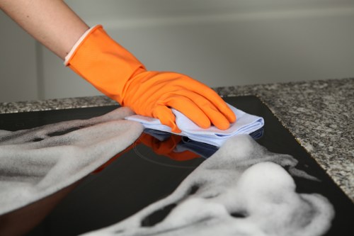 Dust removal from curtains in Whitton