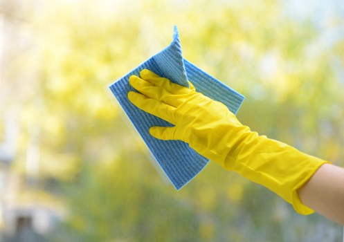 Waste handling and safe cleaning materials at a property